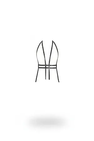 Black Women's Belt Cross Detailed Corset Style Belt - APFT1137