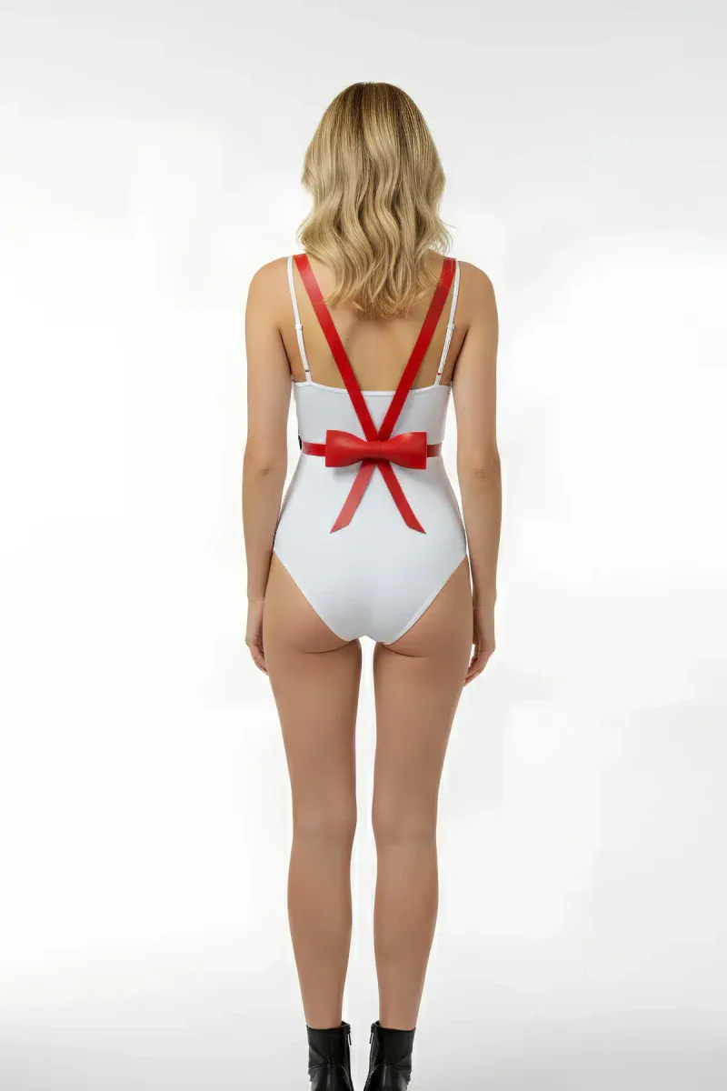 Red Waist Cinch Harness