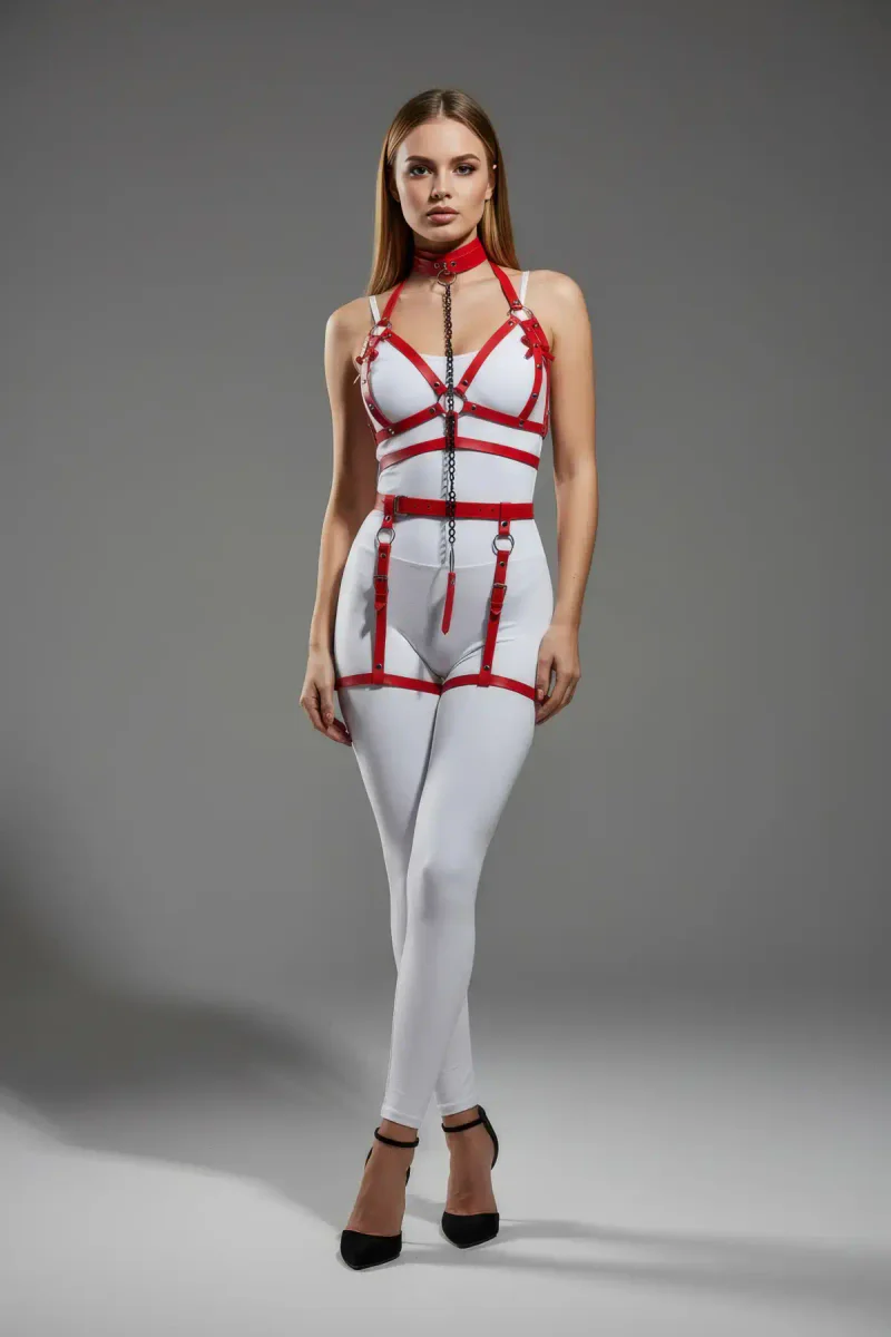 Faux Leather Harness L