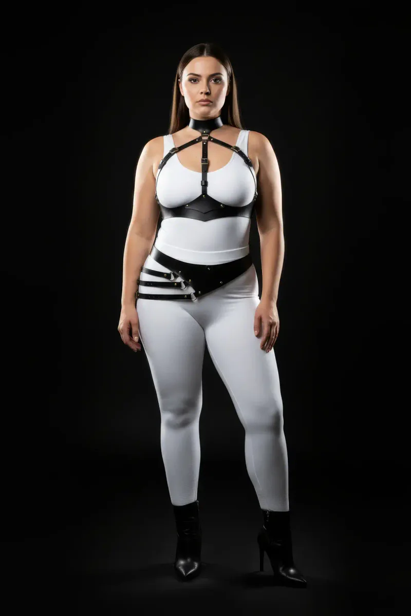 Plus Size Body Harness Lingerie