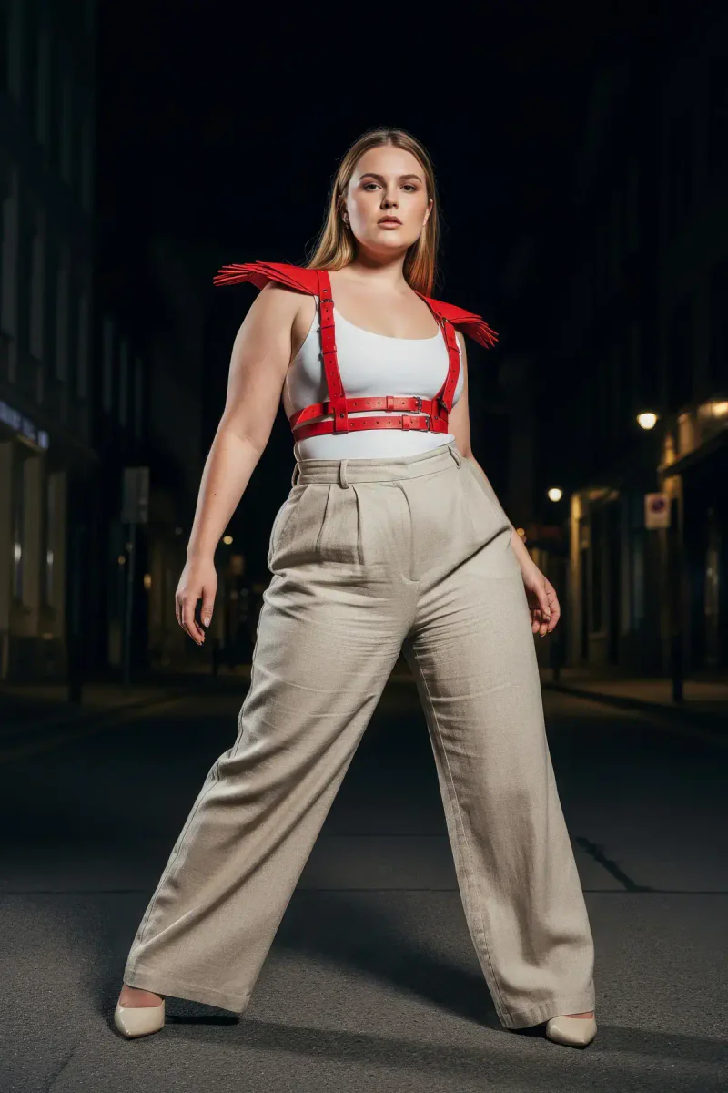 Women's Fashion Harness, red