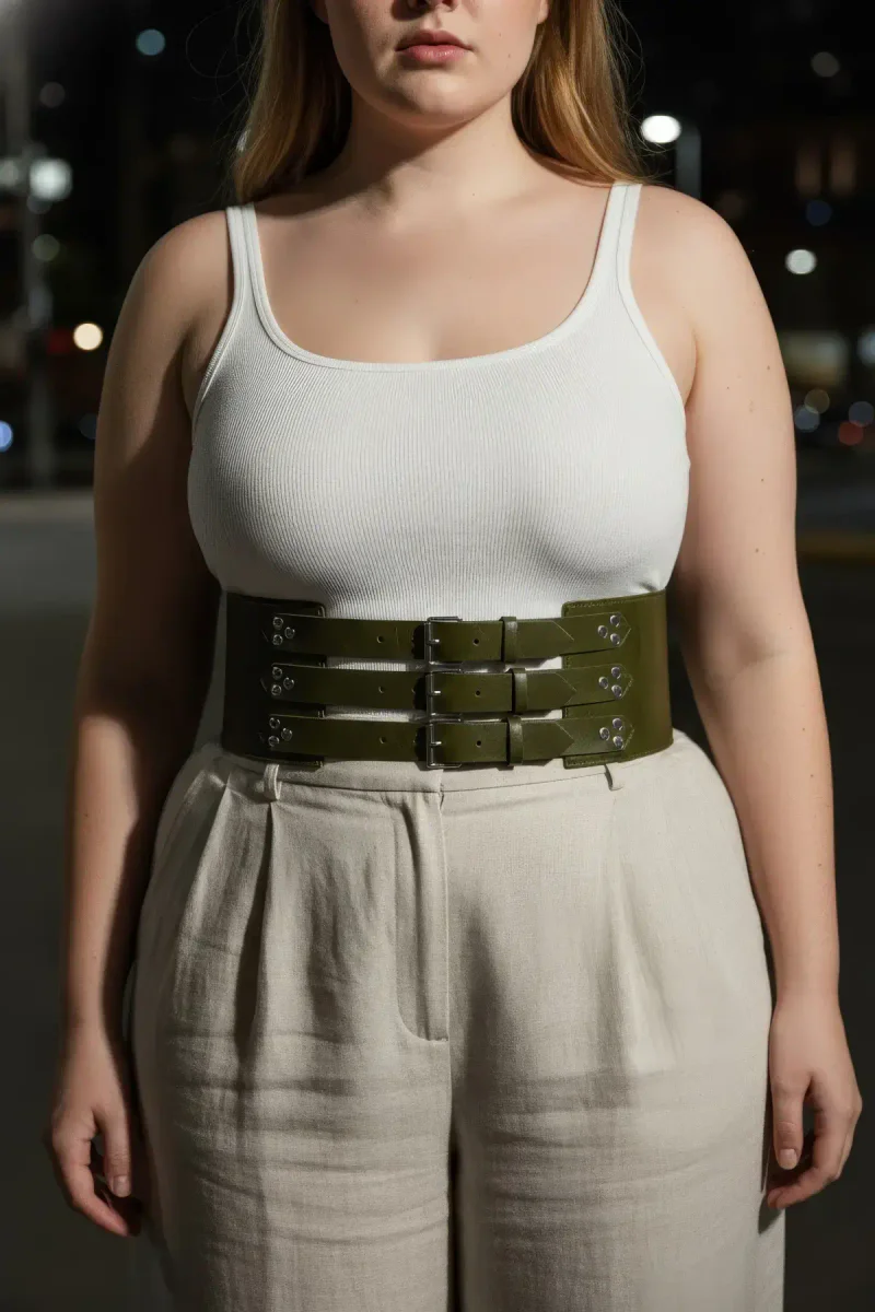 Plus Size Waist Harness Outfit