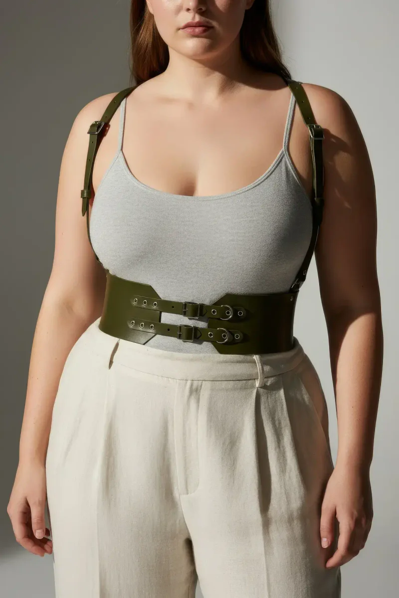 Plus Size Body Harness Outfit Kh