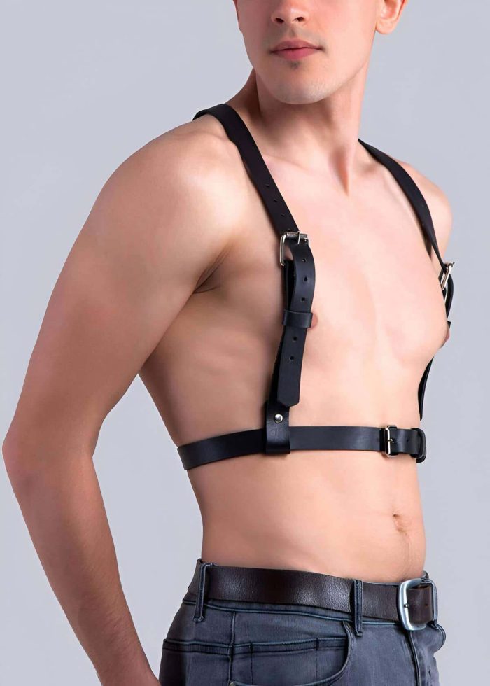 Men's Erotic Clothing - Sexy Plus Size Wear | Black & Red Erotic Apparel - Image 2